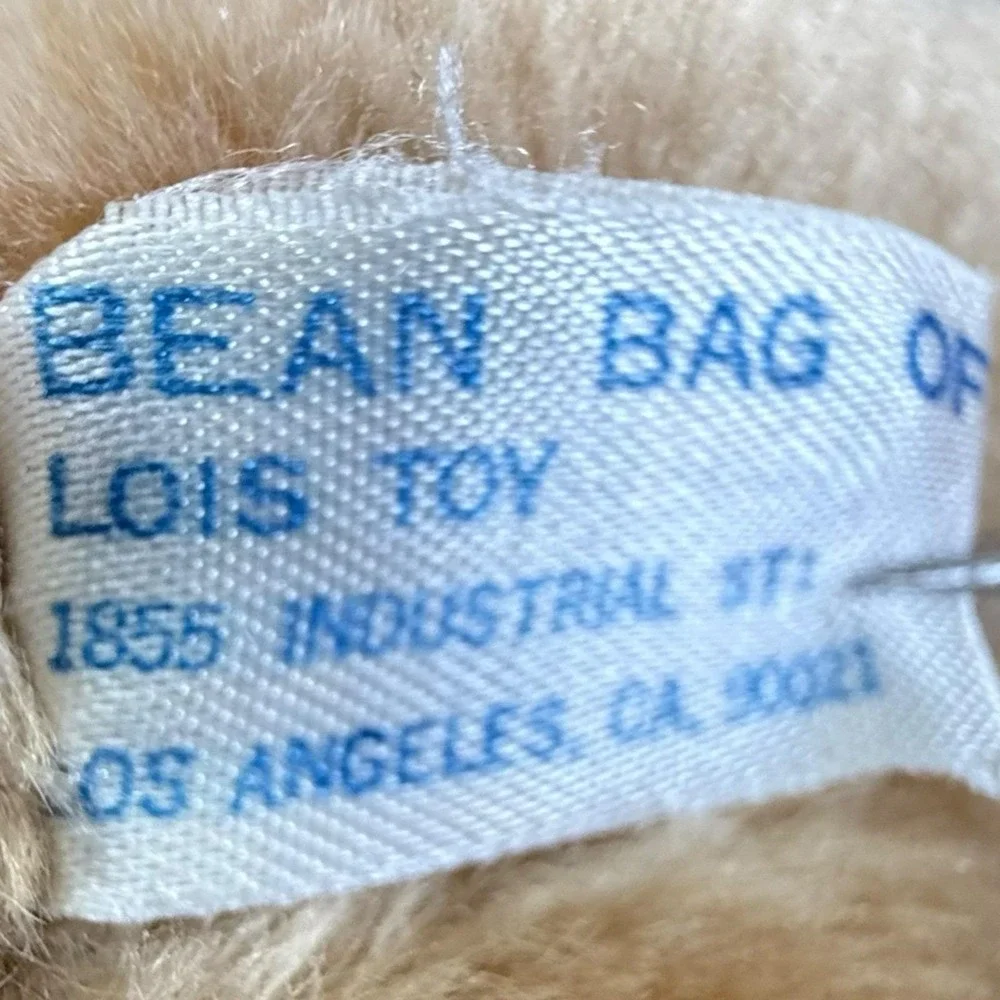 Vintage Lion Lois Toy Nut Shell‎ Bean Bag 7inch Plush